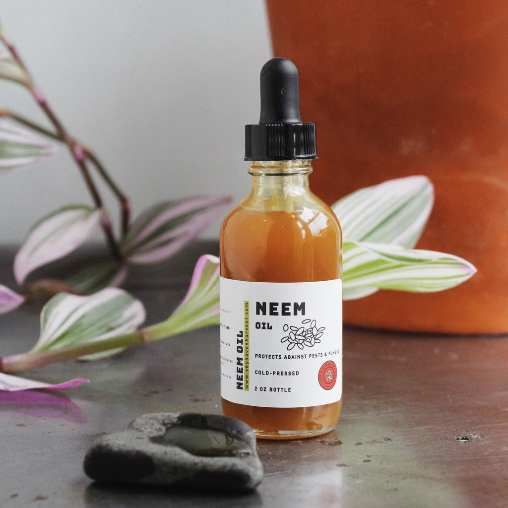2 oz bottle of Neem Oil included in the Plant Care Bundle