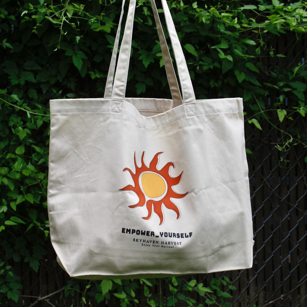 Large Organic Tote Bag [Empower Yourself]